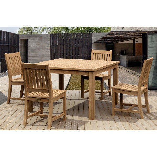 Windsor Rialto Side Chair 5-Pieces Dining Table Set Dining Set