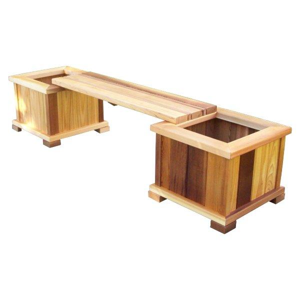 Wood Country Cedar Planter/Bench Set Bench Set
