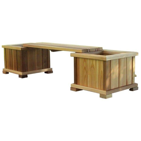 Wood Country Cedar Planter/Bench Set Bench Set