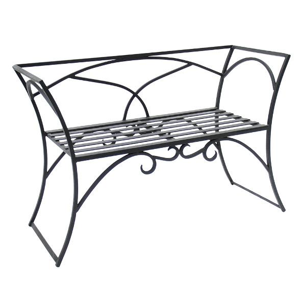 Wrought Iron Garden Two Seater Bench Arbor Bench Arbor Bench With Back