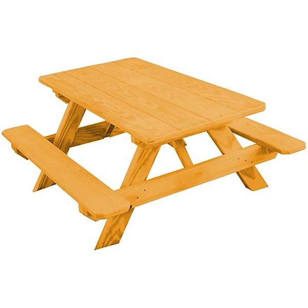 Yellow Pine Kids Picnic Table
