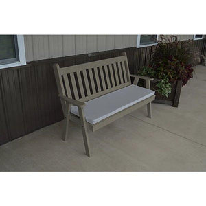 Yellow Pine Traditional English Garden Bench