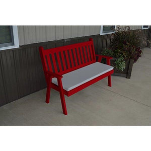 Yellow Pine Traditional English Garden Bench